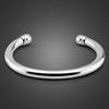 Fashion Simple Bracelets Women 100 %925 Sterling Silver Men &Women Couples Bracelets Bangles Popular Fine Jewelry Gift