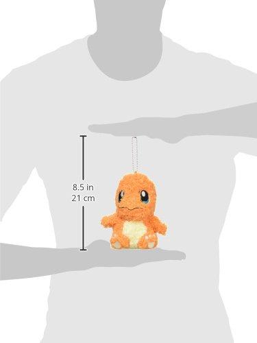 Sekiguchi Pokemon Fluffy Mascot Charmander Keychain 671663