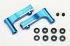 Yokomo Front Upper I-Arms (Blue) for RDSDMD, Chamfered, Y2-B08FUI