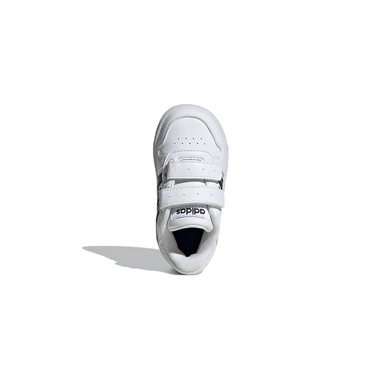 Adidas Neo Hoops 2.0 Comfortable Versatile Durable Low-Top Walking Shoes Baby Shoes White Black H01551