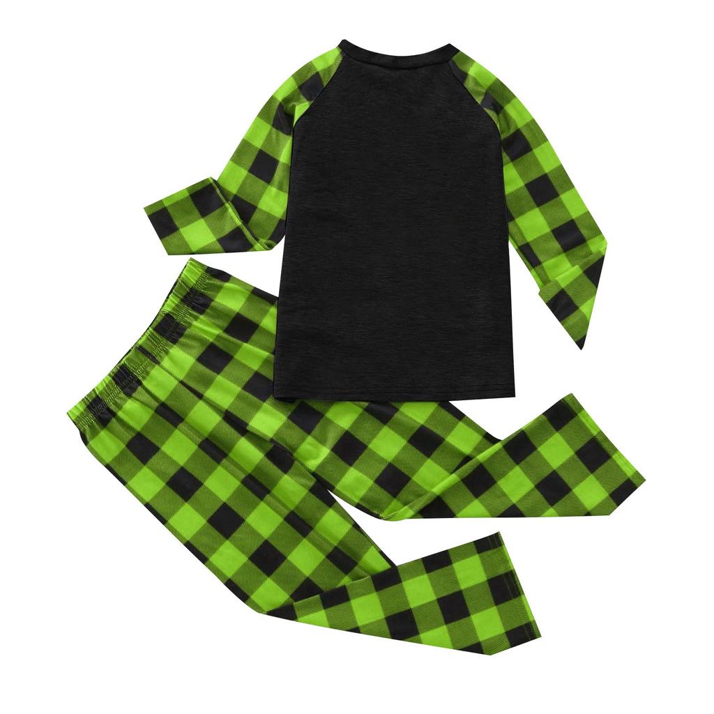 Комплект из топа и брюк с рождественскими принтами для всей семьи Одинаковые комплекты для всей семьи