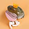 Уродливый чехол для наушников-вкладышей в виде короны лягушки для AirPods 1/2/3/4/Pro 1/2/3, чехол для зарядки беспроводных наушников, совместимых с Bluetooth, прозрачный защитный чехол для наушников