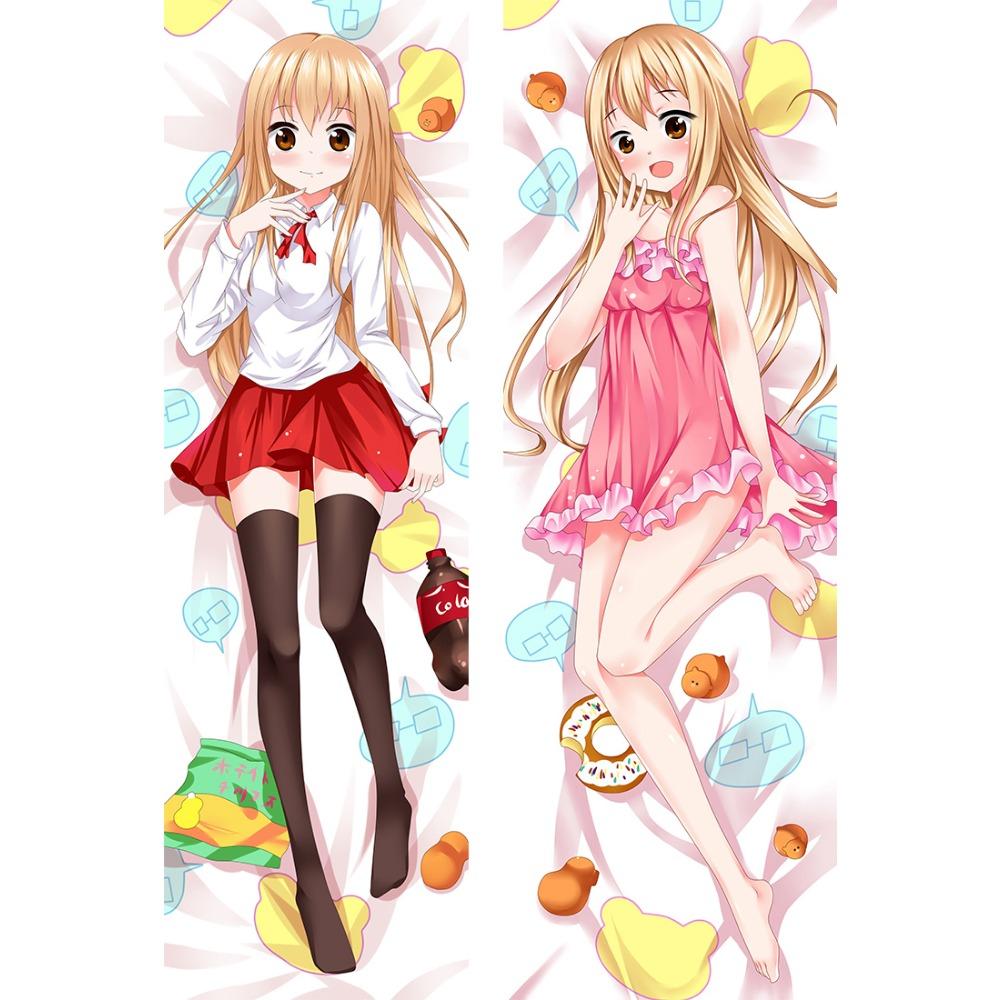 60x180см Аниме Дакимакура Химото! Umaru-chan Doma Umaru Косплей Наволочка обнимающая подушка для тела Постельное белье Декор