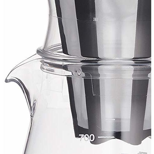 Akebono Sangyo Strong 750 Coffee Server with 2-Way Dripper Set for Black Drip and Cold Brew Coffee (TW-3760)