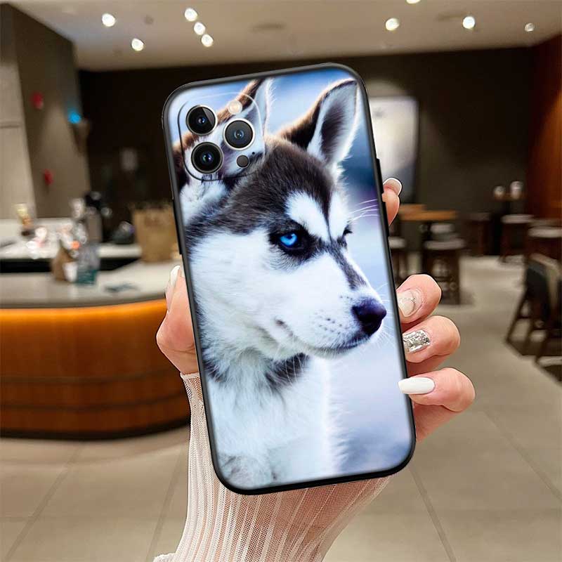 RE36 Husky Puppy Dog Case for Motorola Edge 60 60s 70 G86 G56 G54 E14 G04S G45 G54 G64 S30 S50 X30 X40 X50 Pro Power