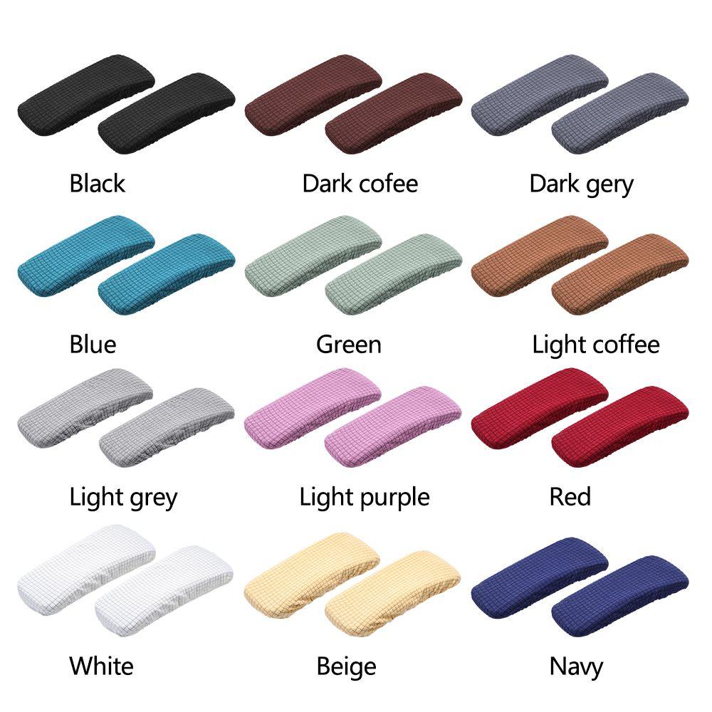 1 пара однотонных эластичных пылезащитных накладок чехол на подлокотники кресла чехол на подлокотники кресла