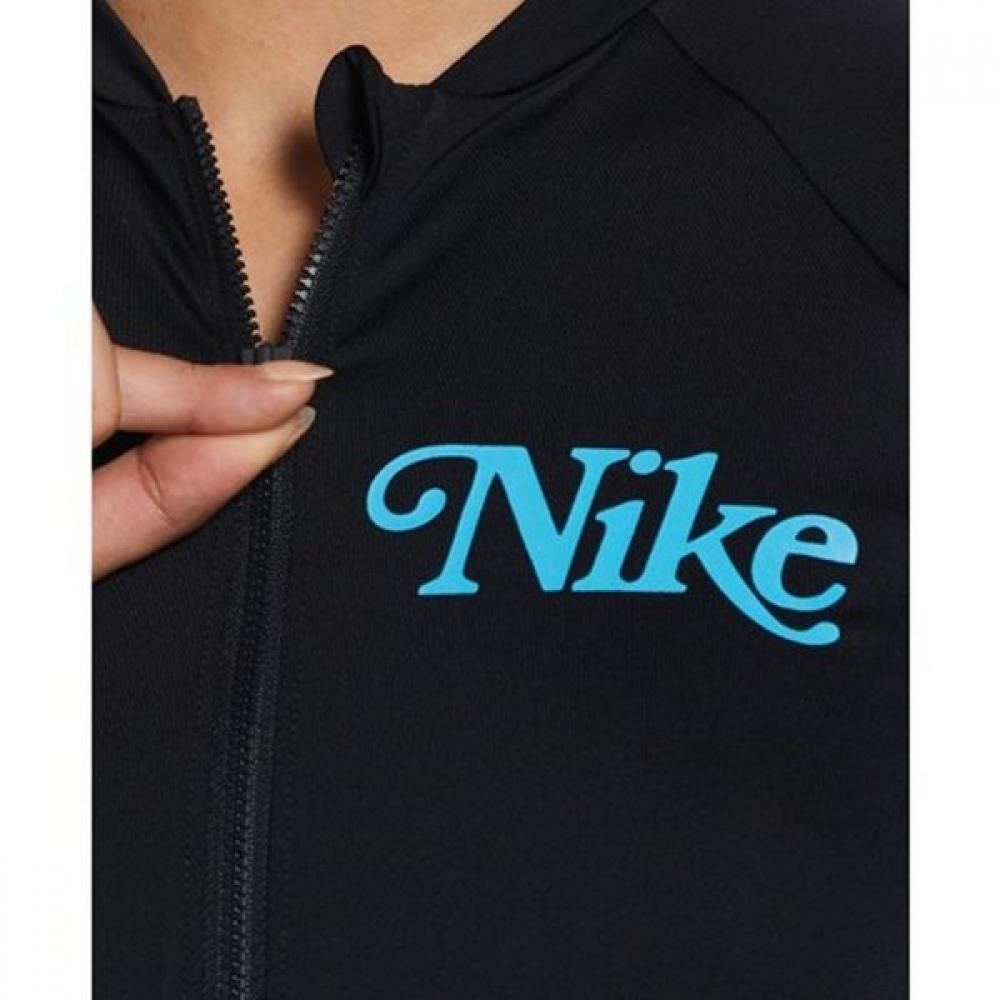 Nike Купальник женский S Legacy с полной молнией и длинным рукавом Hydroguard neSSd356 001