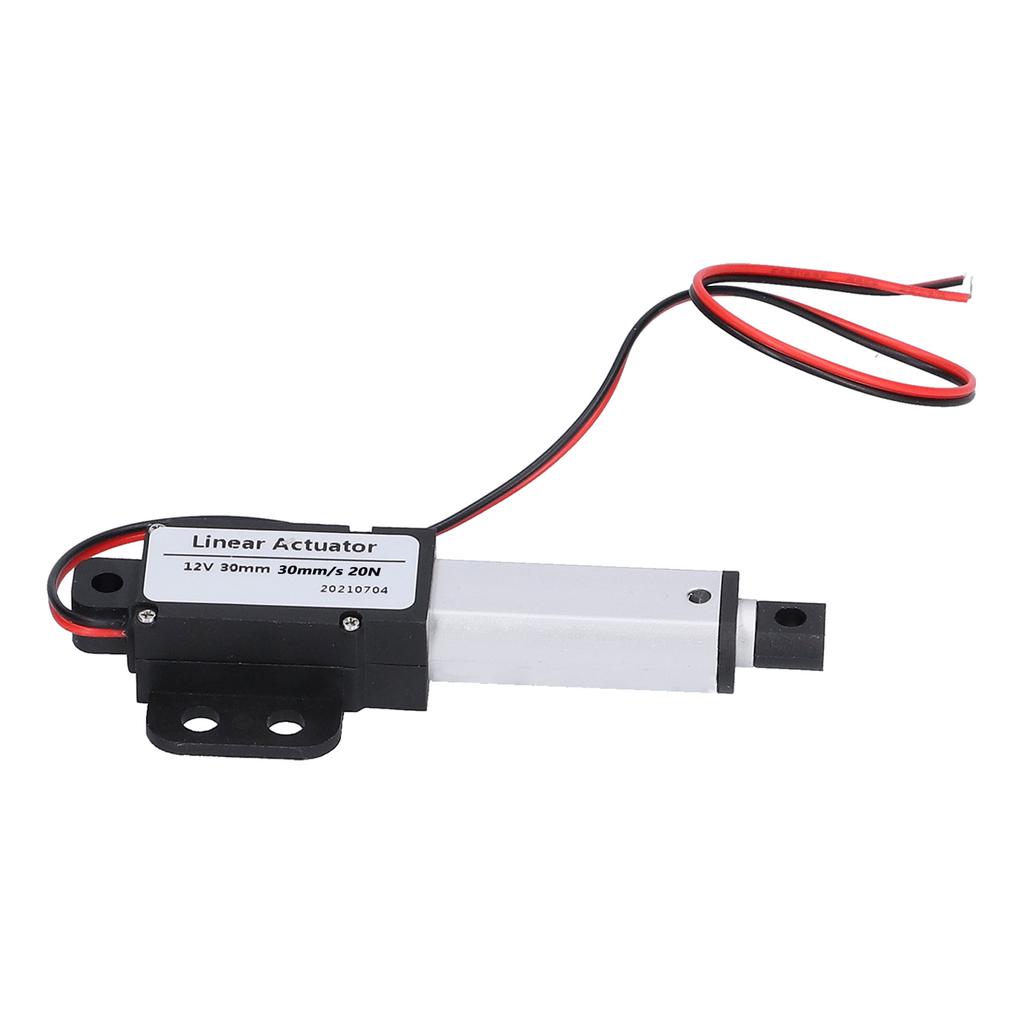 Linear Actuator 12V 30mm Stroke Low Noise Short Circuit T Type Screw Electric Linear Motion Actuator