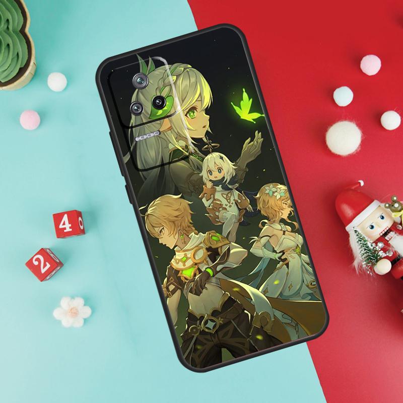 Милый чехол Нахида для Xiaomi 13 12 Lite 11T 12T Pro 12X POCO X3 X5 F5 Pro F4 X4 GT M5s C40 F3 Задняя крышка