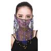 Chiffon Exquisite Lightweight Plum Blossom Scarf Adorned With Beads And Sequins Dance Shows