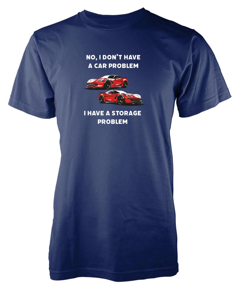 Free Personalisation Car Storage Problem Funny Cotton TShirt Adult Kids