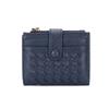 IELGY Korean Version Clutch Female Bag Simple High-End Hand-Woven Card Holder Short Ladies Wallet