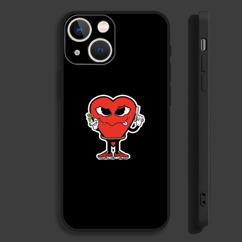 La Mafia Del Amor Чехол для телефона Love Mafia для iPhone 16,15,14,13,12,11,Pro,Max,Plus,Mini,X,XS,XR,8,7,6,S,SE Мягкий Черный Чехол