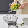 Drain Basket Large Capacity Efficient Quick Drainage Sink Fruit Vegetable Washing Basket for Home Kitchen