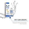 Капли для ушей для домашних животных, капли для глаз, очищающие ушную серу при инфекциях, удаляющие грязь для собак, кошек 60 мл