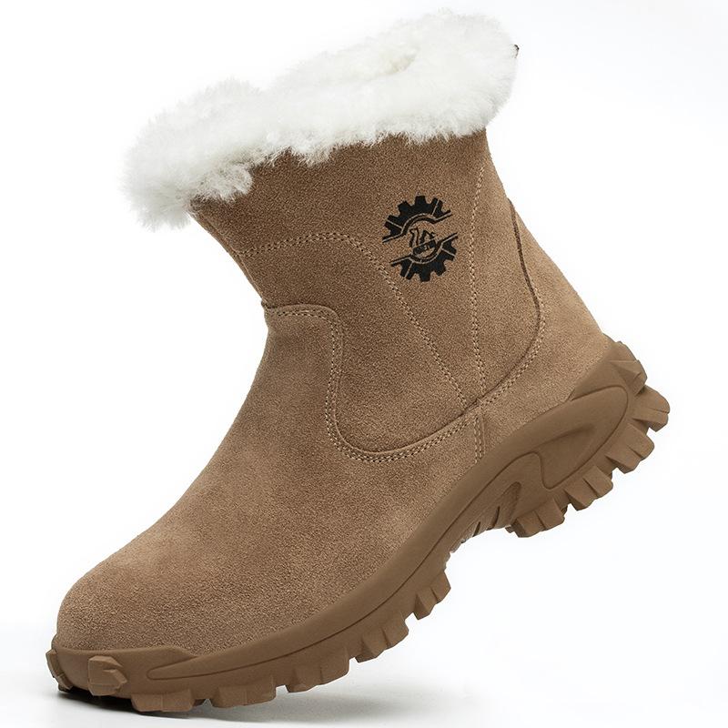 Защитная обувь Мужские зимние ботинки Теплые зимние рабочие ботинки Мужская защитная обувь со стальным носком с защитой от ударов Мужская рабочая обувь Сапоги для сварщиков с защитой от искр