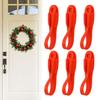 Christmas Wreath Hangers Mantel Garland Hooks Adhesive Christmas Stockings Hangers Reusable Wreath Hooks for Fireplace Stairways Banister
