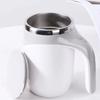 380mL Self Stirring Mug with Lid Automatic Magnetic Stirring Coffee Cup Electric Stainless Steel