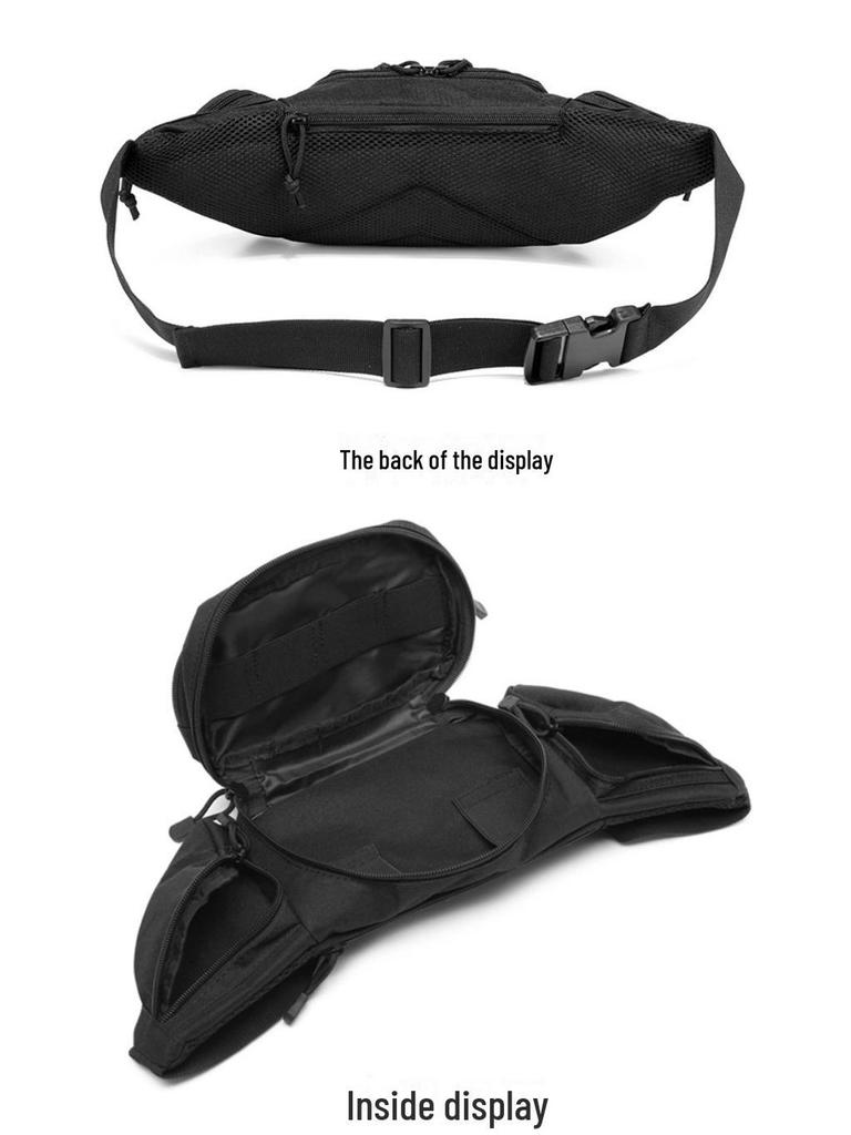 Водонепроницаемая камуфляжная поясная и нагрудная сумка для активного отдыха - унисекс, многофункциональная для рыбалки