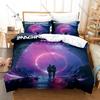 Imagine Dragons Bettwäsche-Set Bettbezug + 2 Kissenbezüge Alternative Rockband Evolve Neon Sci-Fi Schlafzimmer-Dekor