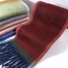 Korean Stylish Graduated Color Women Mohair Scarf Winter Thick Warm Tassel Muffler Female Versatile Imitation Cashmere Scarves