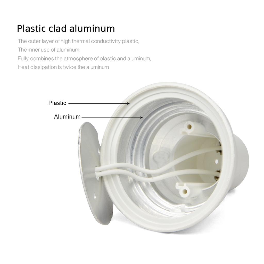 Светодиодный прожектор MR16 GU10 светодиодная лампа 220 В 7 Вт прожектор огнестойкий пластиковый алюминиевый светодиодный светильник MR16 внутреннее освещение