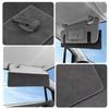 Adjustable Car Sun Visors Extender Quick Installation Suede Material Sun Visor Attachment Suitable for Safe Driving Experience