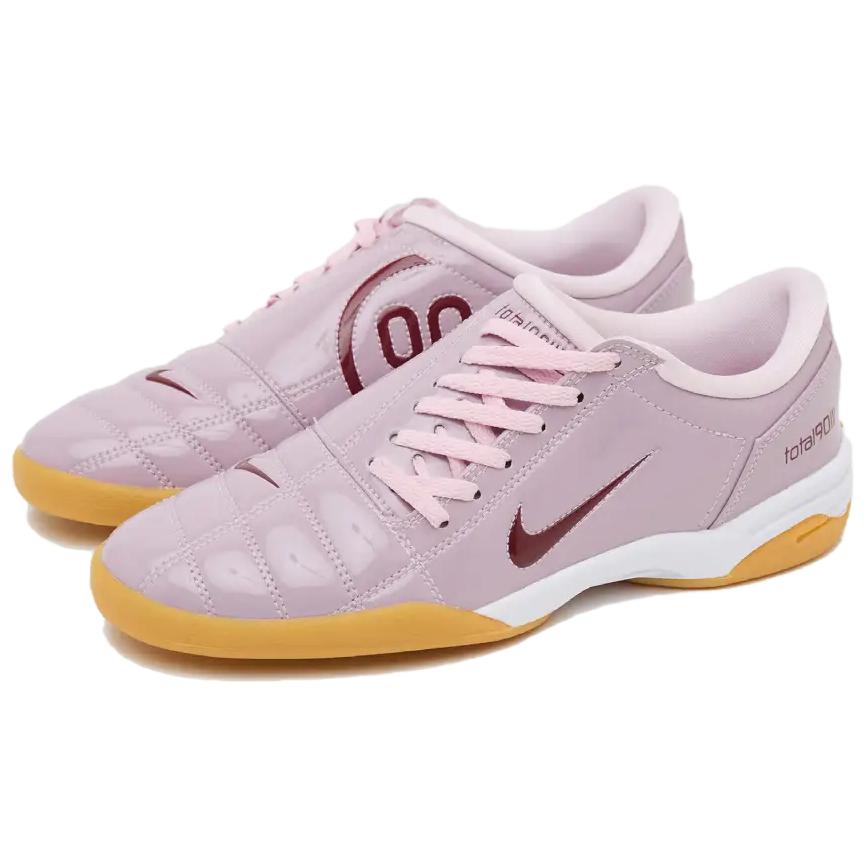 Nike Total 90 3 SP Пак из лакированной кожи - Розовый пенопласт/Жвачка Женские кроссовки Белый/Жвачка/Средне-коричневый IB5666-602