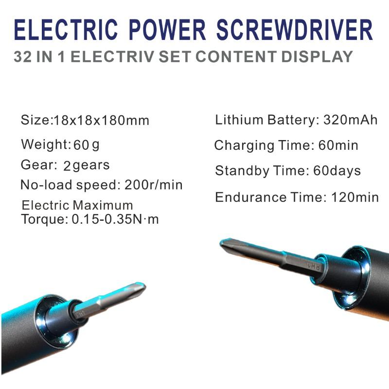 USB Электрическая Прецизионная Отвертка Набор Многофункциональный Инструмент для Разборки и Ремонта