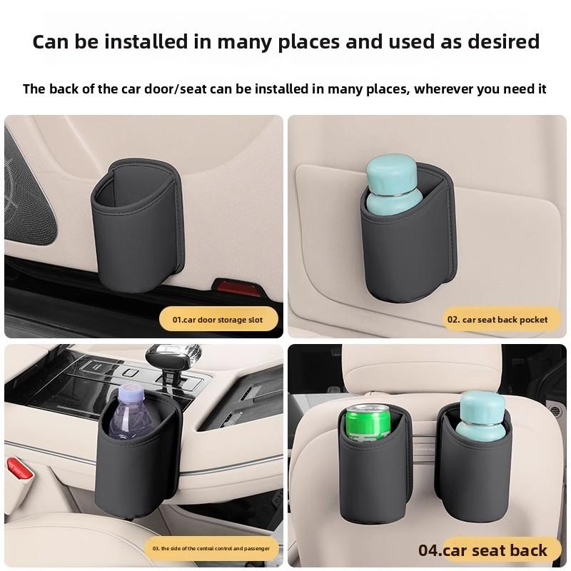 Держатель для стакана с водой на спинку сиденья автомобиля, держатель для стакана, сумка для хранения на сиденье автомобиля, подставка для хранения напитков, принадлежности
