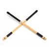 1 Pair of Bamboo Drumsticks Jazz Drum Stick Rods Percussion Instrument Accessories Black