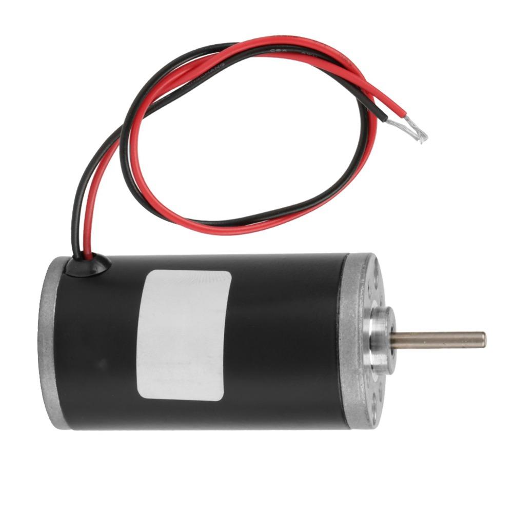 12V Carbon Brush Motor 24V Brushed Electric Motor Reversible Reversible Gear Motor DIY Generator