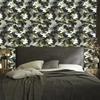 Military Camouflage Wallpaper Brown and Graphite for Living Room and Bedroom 50x1000