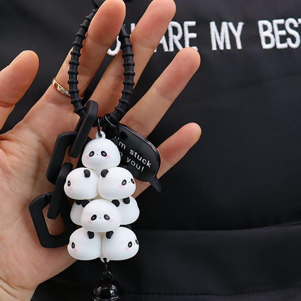 Милый мультяшный брелок в виде свиньи-панды, брелки для ключей, женские сумки, рюкзаки, детские подарки на день рождения для девочек #470107