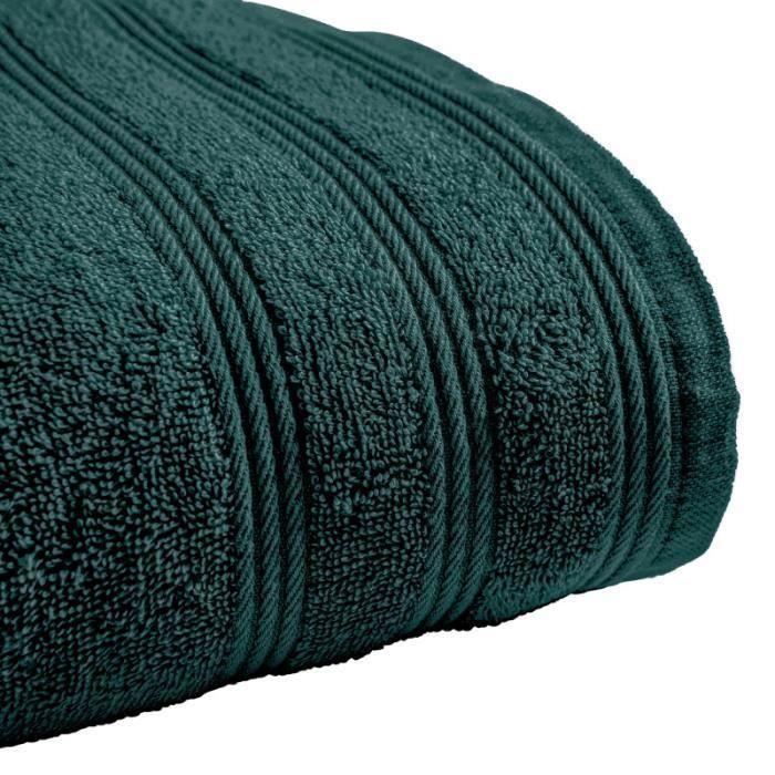 "Spa" Hand Towel 50 X 100 Cm - 400 Gr-m² - Color: Emerald "Spa"