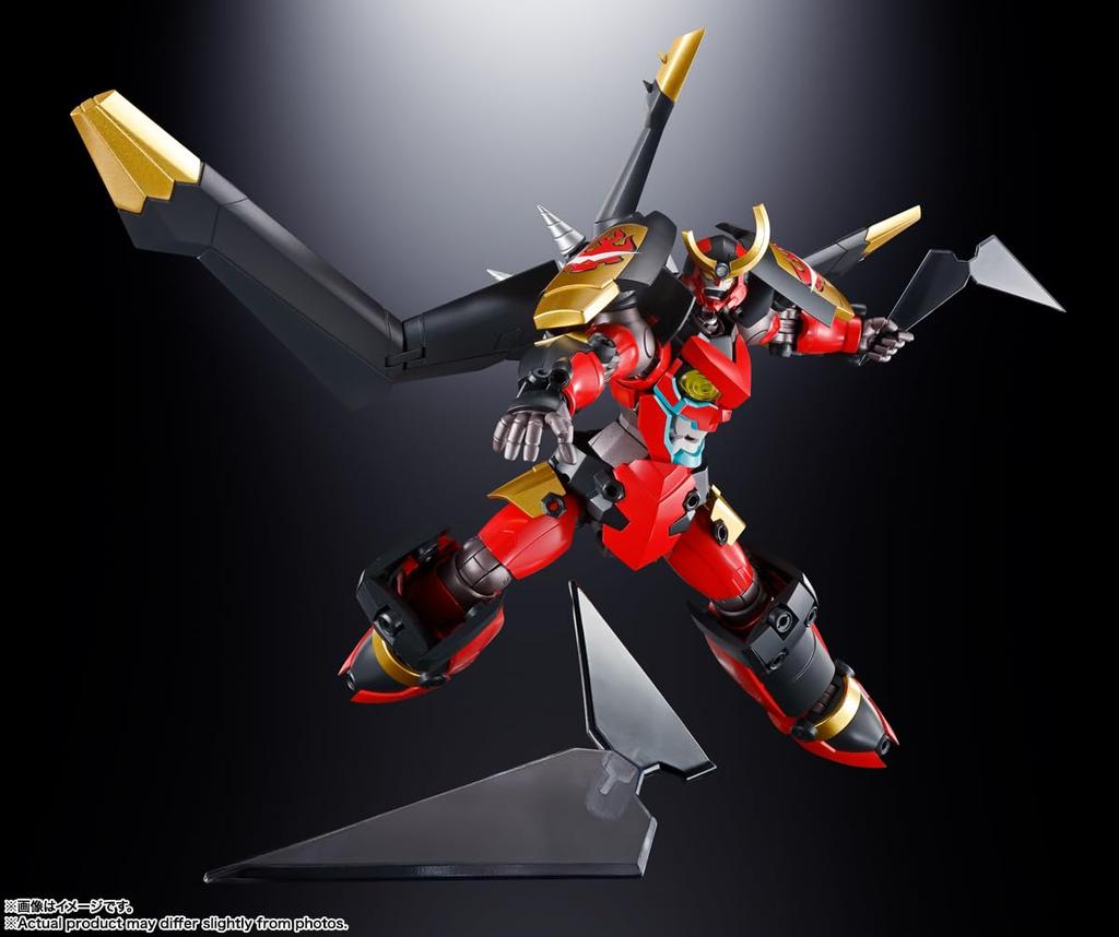 TAMASHII NATIONS Soul of Chogokin Tengen Toppa Gurren Lagann Complete Transformation Combined Gurren Lagann Giant Spin Giga Drill Set 180mm Painted