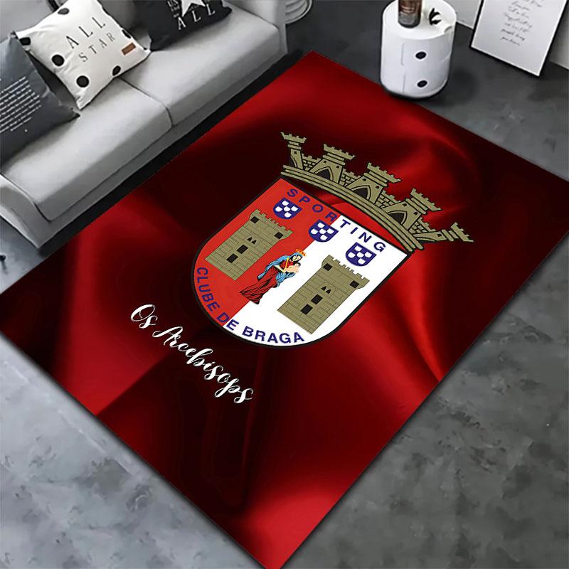 Sporting Clube de Braga Carpet Rug for Living Room Bedroom Home Sofa Decoration,Kids play Non-slip Floor Mat