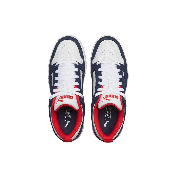 PUMA Rebound Layup Lo Sd 'White Blue Red' 370539-05