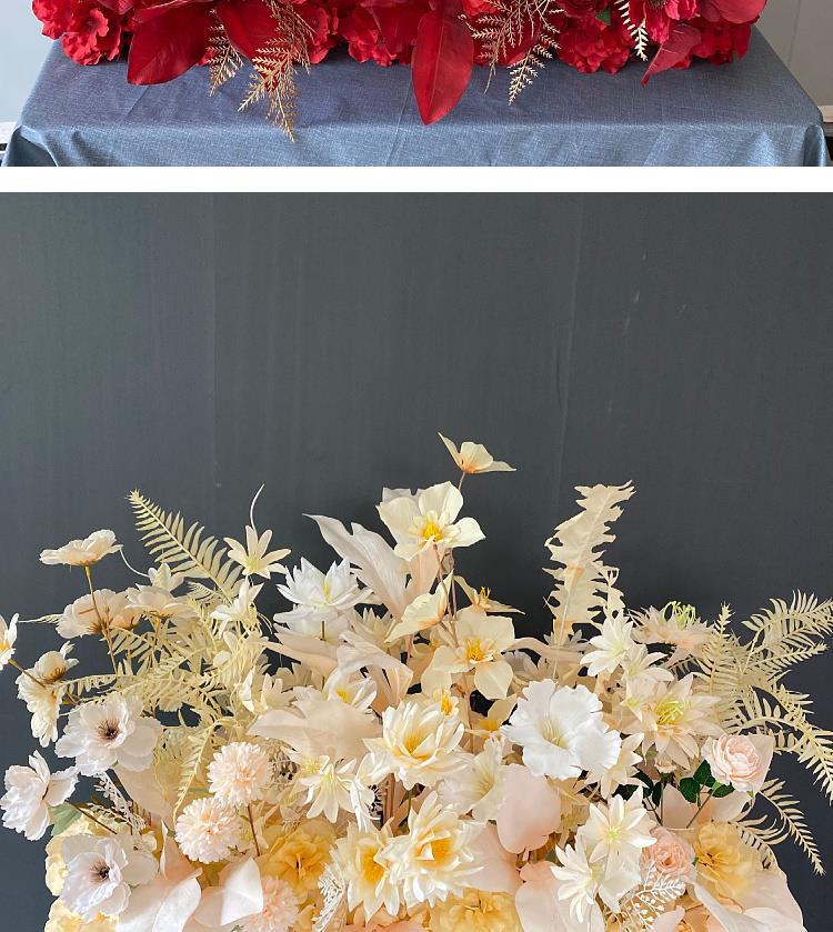 Искусственный Цветочный Декор для Свадебного Места Проведения: для Дорожки, Сцены и Банкетного Зала