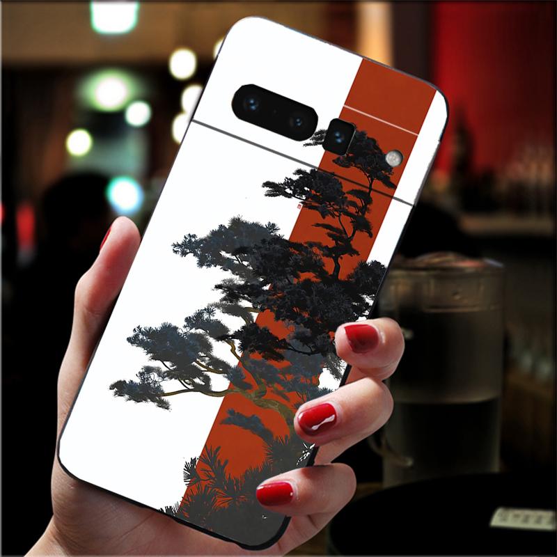 Phone Case For Google Pixel 10 9 Pro XL 9A 8 7 6 Pro Pixel 8A 7A 6A Pixel 8 7 6 5 Japanese samurai