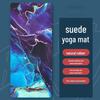 Extra Large Non-Slip Suede Yoga Mat - Sweat-Absorbent, Thick, Natural Rubber