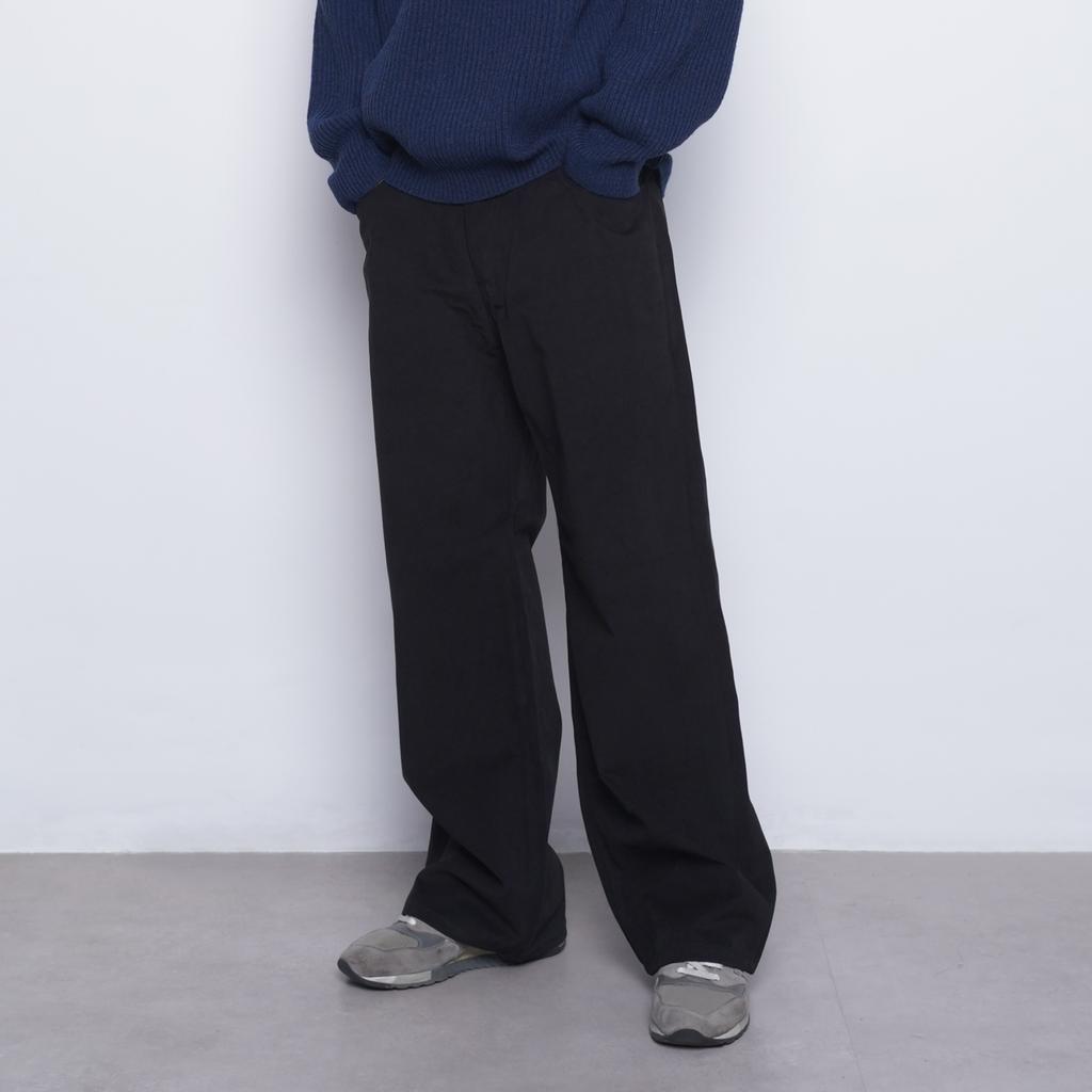 THE-ABON M765 Pitch Wide Pants Black