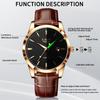 LIGE New Military Watch for Men Luxury Leather Man Wristwatch Quartz Clock Waterproof Luminous Date Week Men's Watches Reloj+box