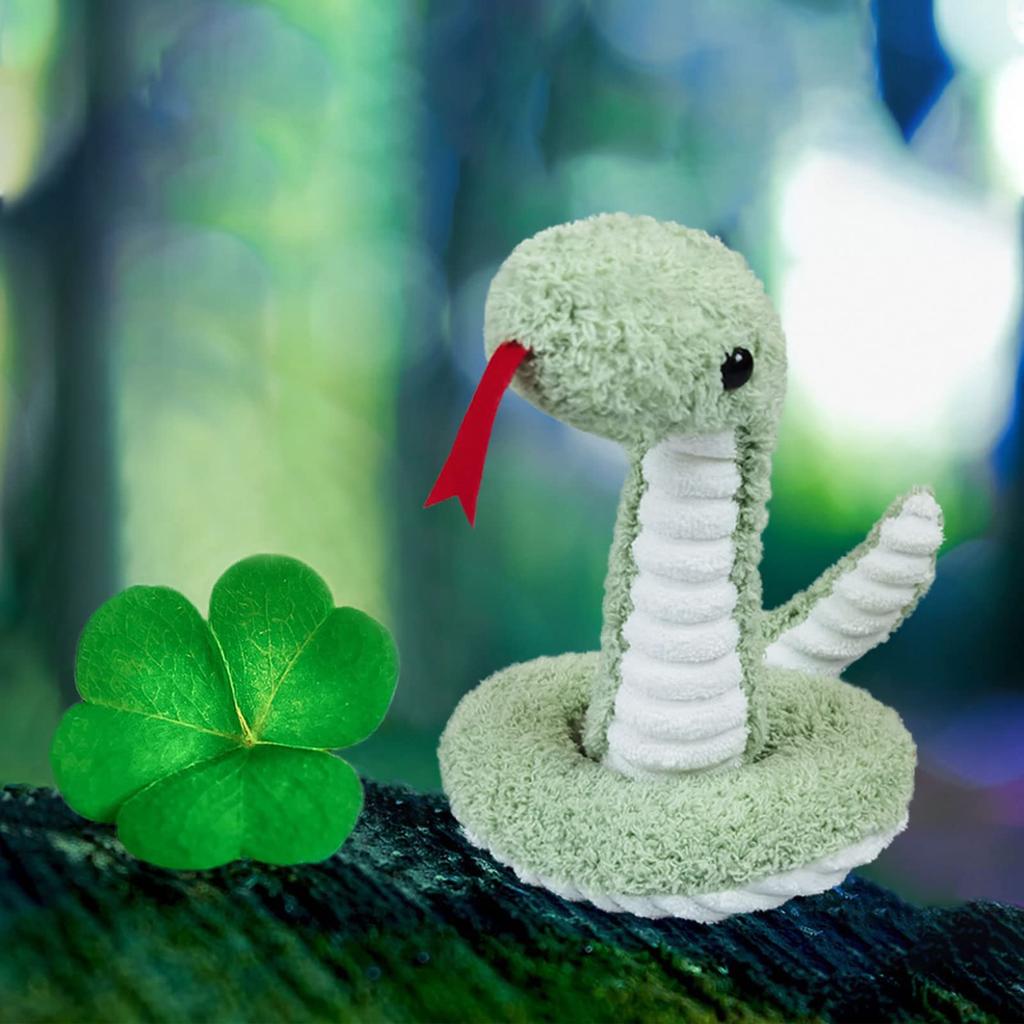 Doindute Green Plush Snake Stuffed Animal Soft Cuddly Plush Hugger Toy for Boys and Gift for Kids or 17 Inch Toy, Girls, Girlfriend,