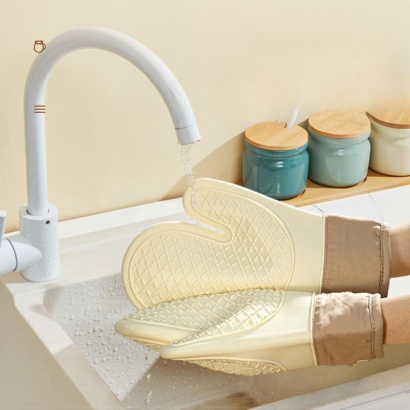 Жаростойкие силиконовые прихватки от ожогов для выпечки