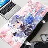 Игровой коврик для мыши с аниме Hololive Amane Kanata, большой коврик для стола, подставка под клавиатуру, нескользящие аксессуары для геймера, ковер для установки ПК на стол