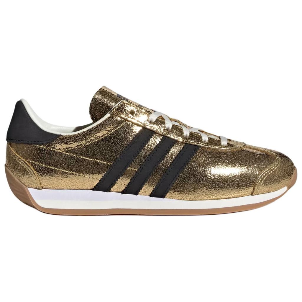 adidas Женские кроссовки Country OG Золотисто-металлические Черные Core-Black Off-White JQ5110
