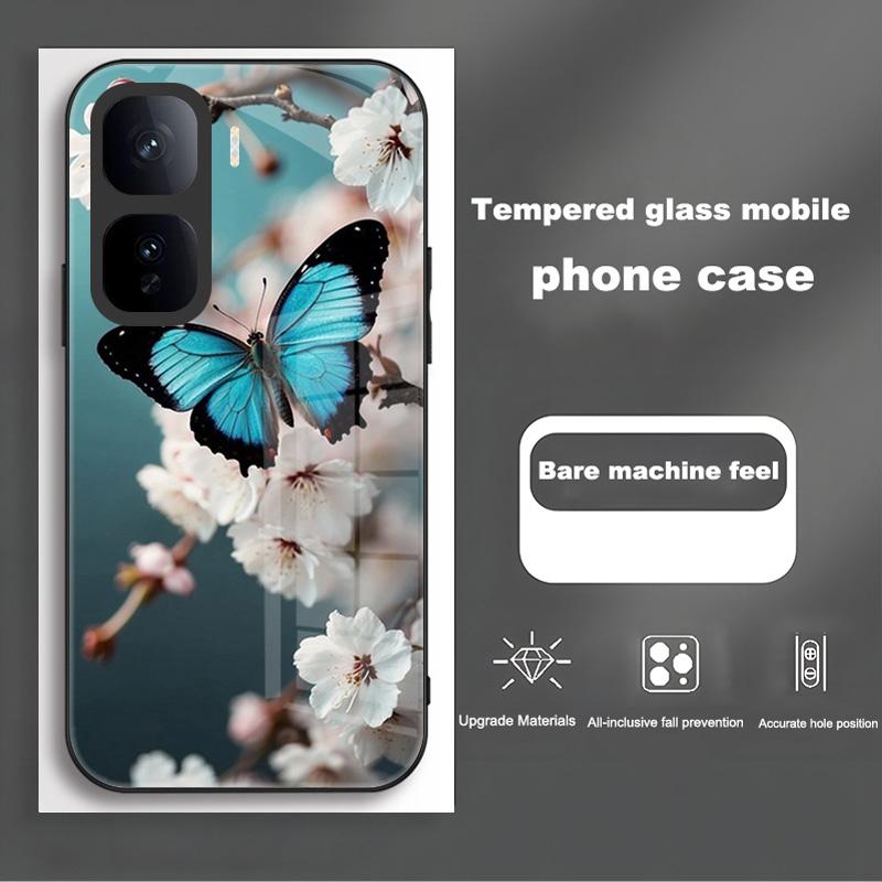 Для Vivo IQOO Neo 10 5G Чехол Закаленное Стекло Чехол для Телефона Для Vivo IQOO Neo 10 Pro 5G Задняя Крышка IQOONeo 10 Защитный Чехол Coque