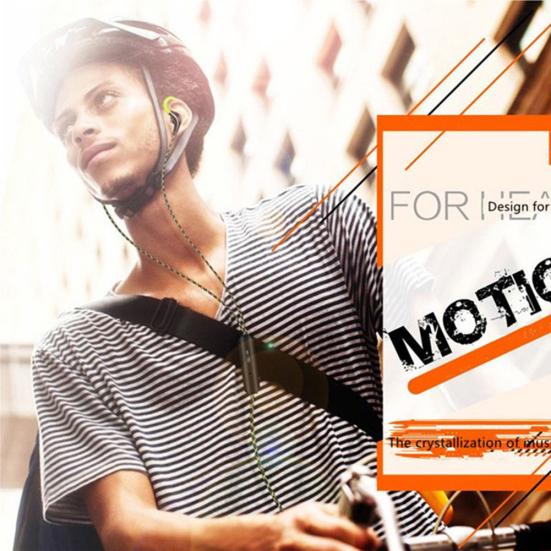 3.5mm Sport Earhook Earphone Running Headphone HiFi Stereo Bass Headset with Mic