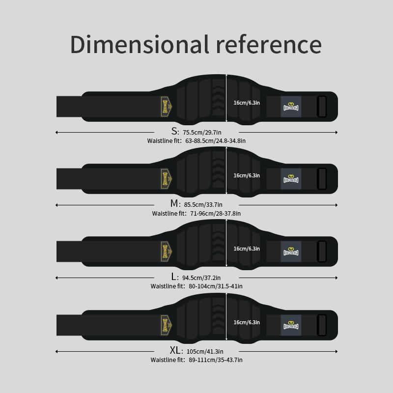 1PC GOUNOD Weight Lifting Belt Back Support Workout Belt  Gym Squats Deadlifts Powerlifting Cross Training For Men Women